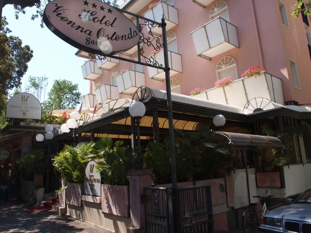 Hotel Vienna Ostenda E Ristorante Il Danubio Rimini Exterior foto
